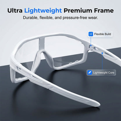 📢📢50 % RABATT!! ⏰Photochrome Radsport-Sonnenbrille mit UV400-Schutz