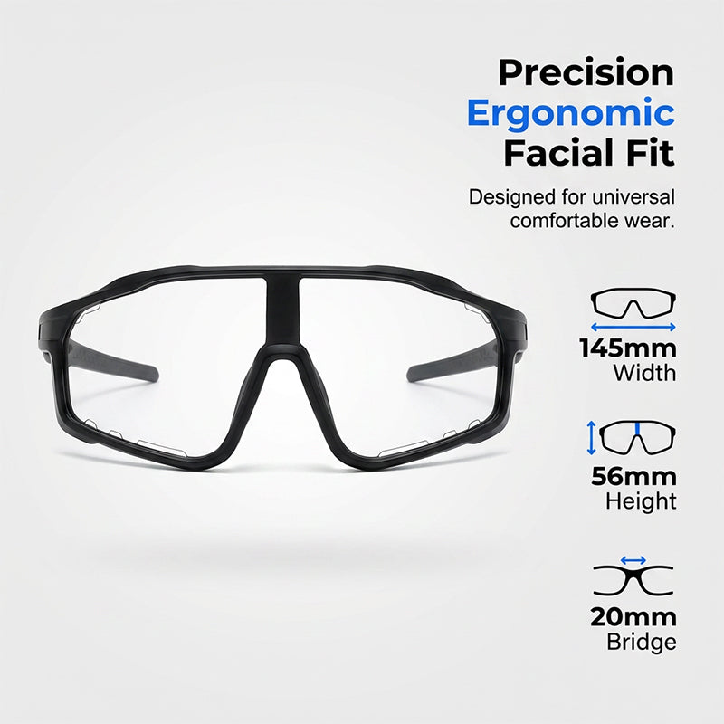 📢📢50 % RABATT!! ⏰Photochrome Radsport-Sonnenbrille mit UV400-Schutz