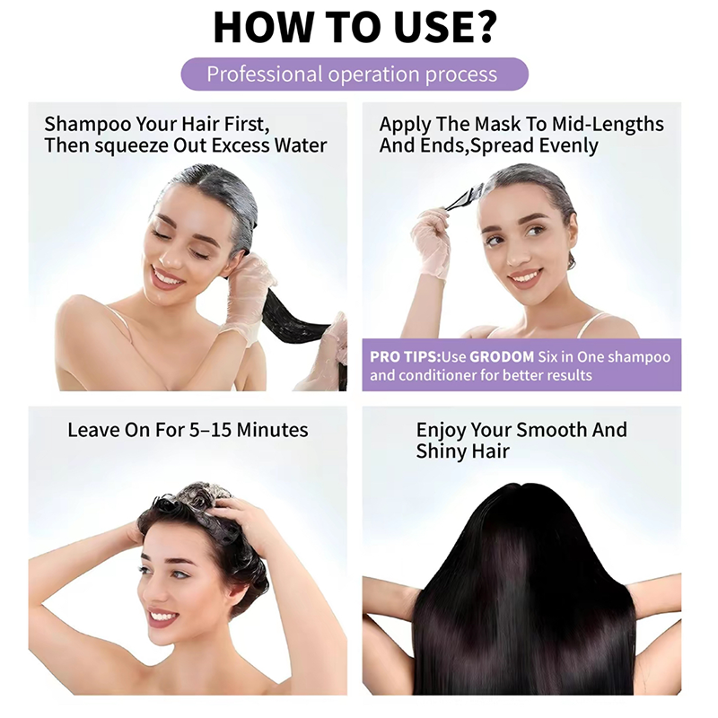 💦 Feuchtigkeitsspendende, revitalisierende Haarmaske – Spendet Feuchtigkeit, repariert, verleiht Glanz!✨💇‍♀️