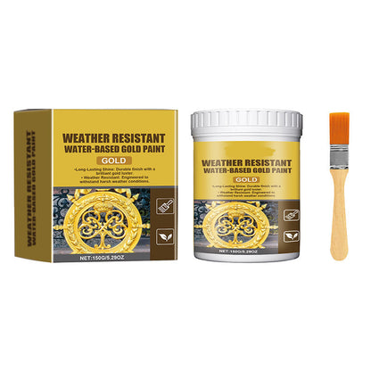 🥳HEISSER SALE 2026🥳💞50.000+ VERKAUFT!👵❤️ 50 % RABATT!  Wetterbeständige, wasserbasierte Goldfarbe