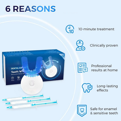 🥳HEISSER SALE 2026🥳💞50.000+ VERKAUFT!👵❤️ 50 % RABATT! Professionelles LED-Zahnaufhellungsset