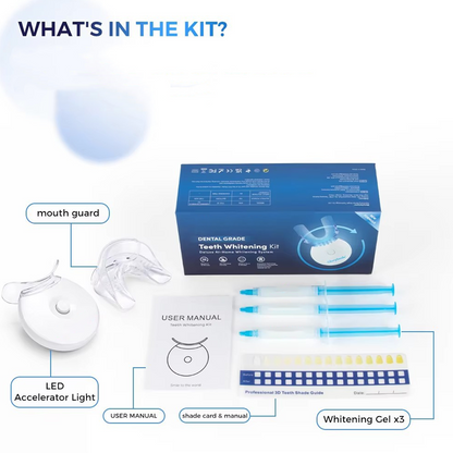 🥳HEISSER SALE 2026🥳💞50.000+ VERKAUFT!👵❤️ 50 % RABATT! Professionelles LED-Zahnaufhellungsset