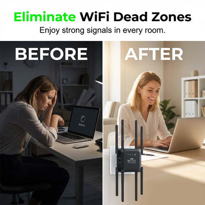 WLAN-Repeater mit großer Reichweite für die Abdeckung im ganzen Haus