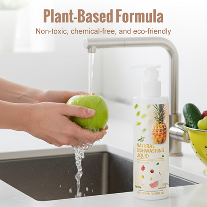 100 ml chemikalienfreies Obst- und Gemüsewaschmittel