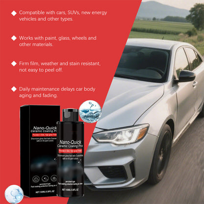 🚗 KAUFE 2, ERHALTE 1 GRATIS! ✨ Autopflegespray für sofortigen Hochglanz – Hydrophob & UV-Schutz – Für Lack, Plastik & Glas – streifenfrei, schnell & einfach anzuwenden 🧼
