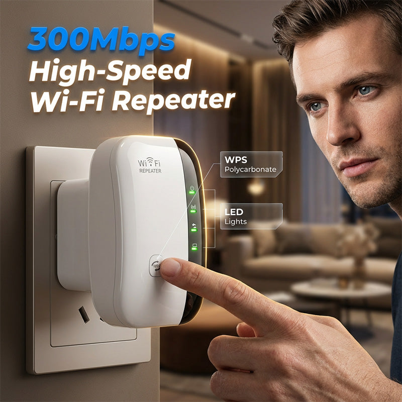 🥳HEISSER SALE 2026🥳💞50.000+ VERKAUFT!👵❤️ 50 % RABATT!  300-Mbit/s-WLAN-Repeater & Signalverstärker