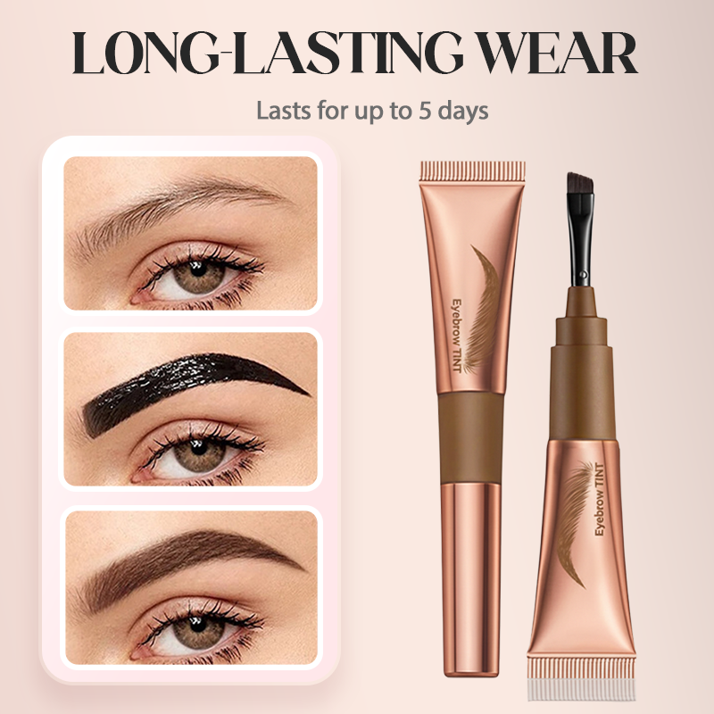 💖LETZTER TAG: 2 zum Preis von 1!💕BrowLuxe™ 4-Farben-Abreiß-Augenbrauenfarbe 🌈 – wasserfest 💧, langanhaltend (bis zu 3 Monate!) ⏳ | Natürliche Definition & müheloser „Wild Brow“-Look ✨