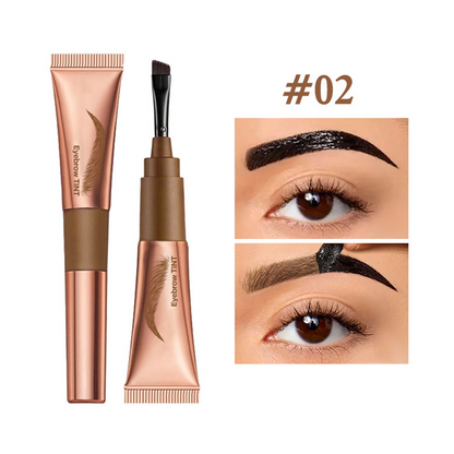 💖LETZTER TAG: 2 zum Preis von 1!💕BrowLuxe™ 4-Farben-Abreiß-Augenbrauenfarbe 🌈 – wasserfest 💧, langanhaltend (bis zu 3 Monate!) ⏳ | Natürliche Definition & müheloser „Wild Brow“-Look ✨