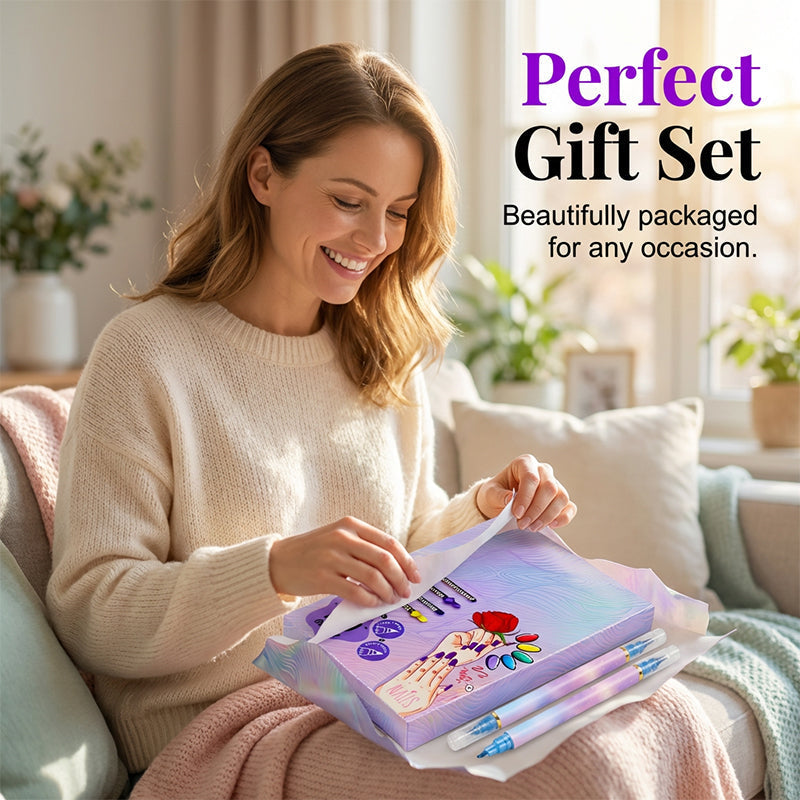 🥳2026-Bestseller🥳💞Über 50.000-mal verkauft! 💅🎨10-teiliges Set mit Nail-Art-Markern (Doppelspitze) – feine & breite Spitzen für kinderleichte DIY-Designs. Schnelltrocknend, keine UV-Lampe erforderlich! Salon-Ergebnisse für zu Hause! 🛡️✨
