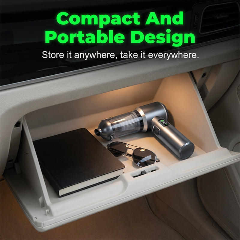🧹 50% RABATT! 🔋 Tragbarer Handstaubsauger mit bürstenlosem Motor & Digital-Display – Starke Saugleistung, leicht & vielseitig – ideal für Auto, Couch, Tastatur oder Tierhaare – kabellos & leise im Betrieb 🚗