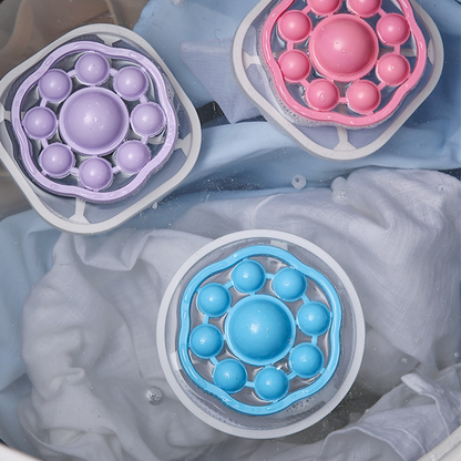 🌀🧺 Wiederverwendbarer schwimmender Flusenfänger für Waschmaschinen – saubere Wäsche, weniger Mikroplastik, −50%