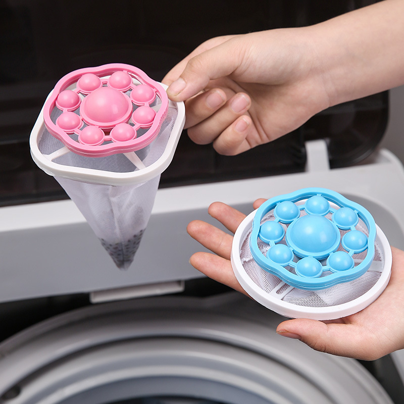 🌀🧺 Wiederverwendbarer schwimmender Flusenfänger für Waschmaschinen – saubere Wäsche, weniger Mikroplastik, −50%