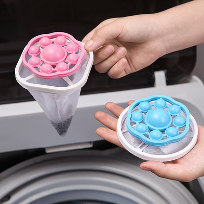 🌀🧺 Wiederverwendbarer schwimmender Flusenfänger für Waschmaschinen – saubere Wäsche, weniger Mikroplastik, −50%