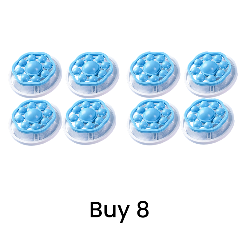 🌀🧺 Wiederverwendbarer schwimmender Flusenfänger für Waschmaschinen – saubere Wäsche, weniger Mikroplastik, −50%