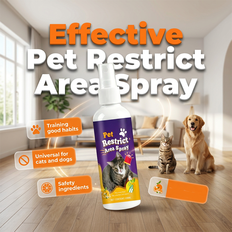 Haustier-Sperrbereich-Spray – Natürliches Katzen- und Hundeabwehrmittel