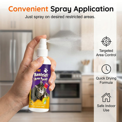 Haustier-Sperrbereich-Spray – Natürliches Katzen- und Hundeabwehrmittel