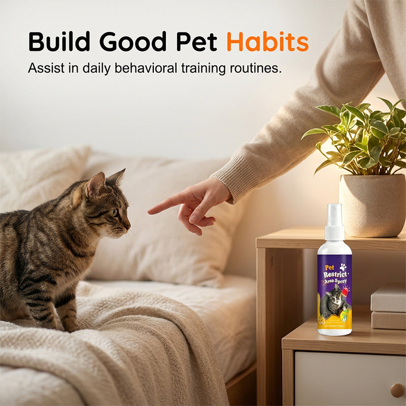 Haustier-Sperrbereich-Spray – Natürliches Katzen- und Hundeabwehrmittel
