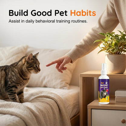 Haustier-Sperrbereich-Spray – Natürliches Katzen- und Hundeabwehrmittel