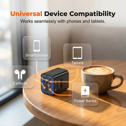 50W USB-C-Wandladegerät mit 6 Anschlüssen