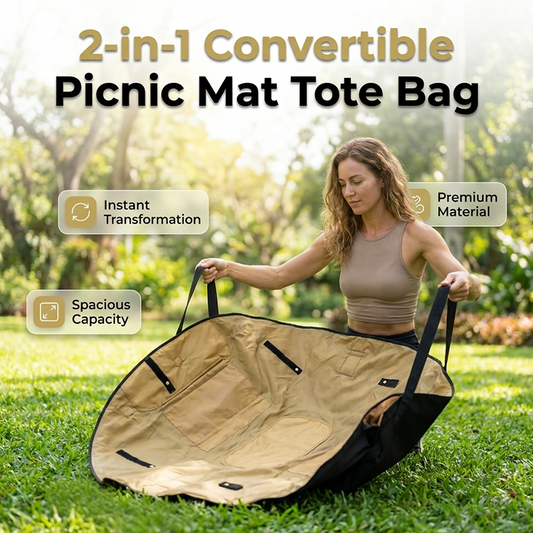 🥳HEISSER SALE 2026🥳💞50.000+ VERKAUFT!👵  2-in-1-Picknicktasche, wandelbar in eine Tragetasche