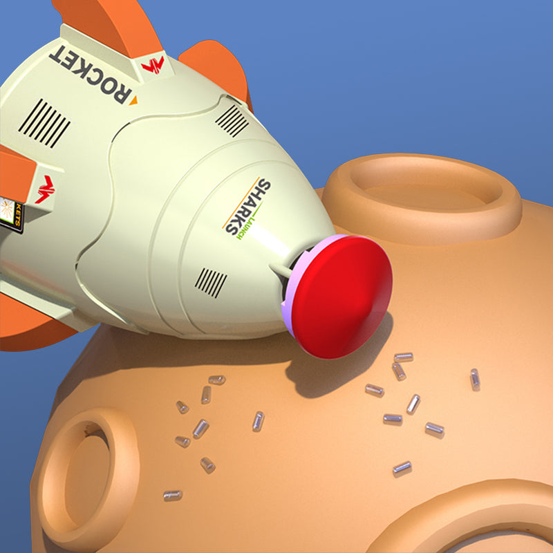🥳HEISSER SALE 2026🥳💞50.000+ VERKAUFT!👵❤️ 50 % RABATT!  Lustiges Raketen-Wasserspritzspielzeug für draußen für Kinder