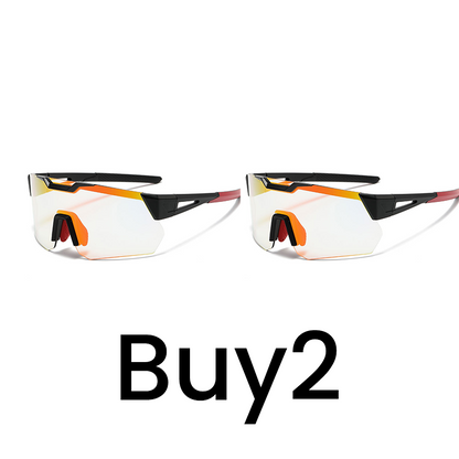 Stilvolle Schutzbrille für Tag und Nacht beim Motorradfahren