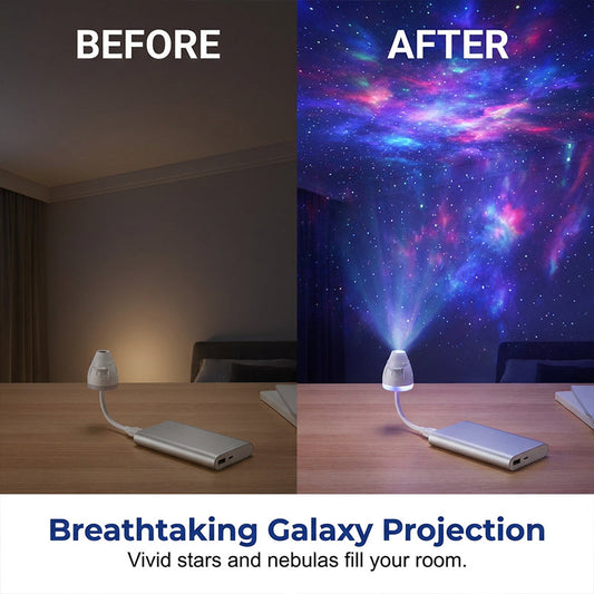🥳HEISSER SALE 2026🥳💞50.000+ VERKAUFT!👵❤️ 🌌 Planetarischer HD-Projektor mit einstellbarer Brennweite – Erzeugt eine kosmische, magische Atmosphäre im Orice Dormitor