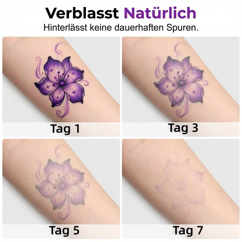 Pflanzenbasierte temporäre Tätowierpaste
