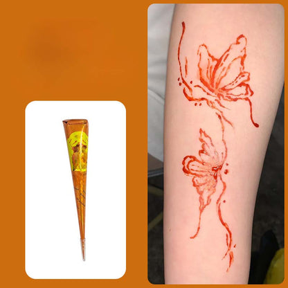 Pflanzenbasierte temporäre Tätowierpaste
