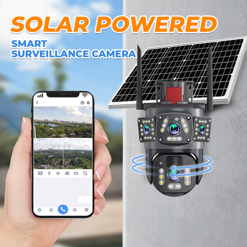 🔥2026 New Arrival🔥Solar Powered Smart Surveillance Camera