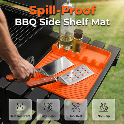 Silikon-Grillmatte für Seitenablage