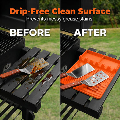 Silikon-Grillmatte für Seitenablage