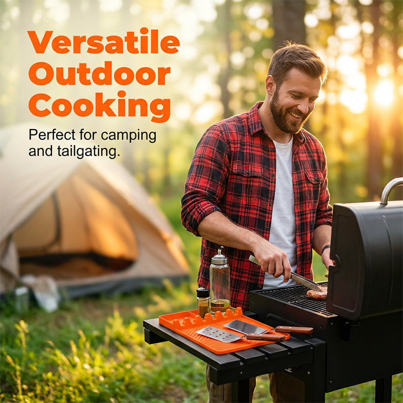 Silikon-Grillmatte für Seitenablage