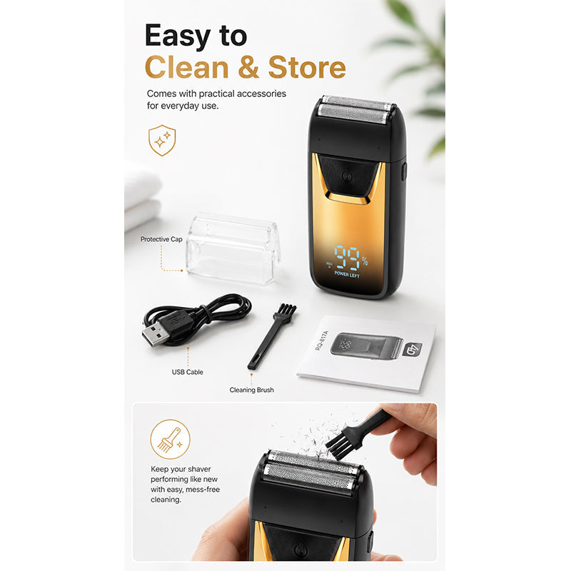 🥳HEISSER SALE 2026🥳💞50.000+ VERKAUFT!👵❤️ 50 % RABATT!  Mini-Elektrorasierer mit LED-Anzeige