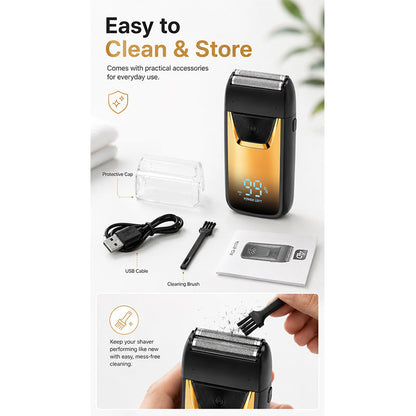 🥳HEISSER SALE 2026🥳💞50.000+ VERKAUFT!👵❤️ 50 % RABATT!  Mini-Elektrorasierer mit LED-Anzeige