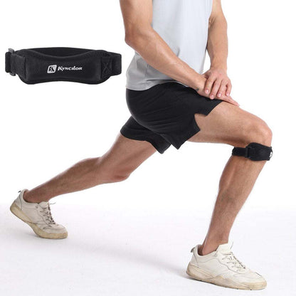🏃 Sport-Kniebandage – Verstellbarer Riemen & atmungsaktives Neopren – Lindert Knieschmerzen, stabilisiert die Kniescheibe – perfekt zum Laufen, fürs Fitnessstudio oder für den Alltag 💪