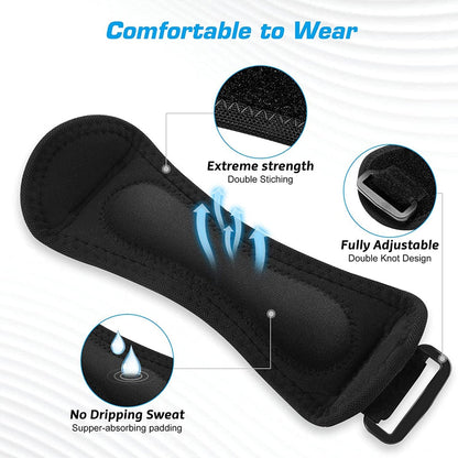 🏃 Sport-Kniebandage – Verstellbarer Riemen & atmungsaktives Neopren – Lindert Knieschmerzen, stabilisiert die Kniescheibe – perfekt zum Laufen, fürs Fitnessstudio oder für den Alltag 💪