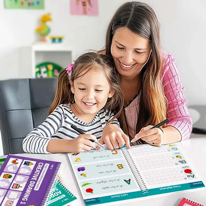 🥳HEISSER SALE 2026🥳💞50.000+ VERKAUFT!👵❤️ 50 % RABATT!  Magisches Übungsheft mit Rillen