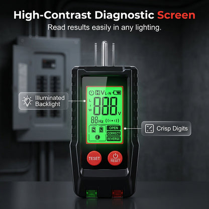 🔌 Digital Circuit Breaker Finder and Outlet Tester Kit – Sicherungen finden, Steckdosen testen – in Sekunden 🔥✨