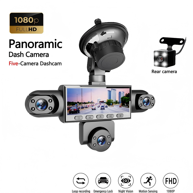 ✨50% Rabatt✨🚗📹 HD 1080P Multi-Lens Dash Cam with Night Vision – 50% RABATT! Mehrere Linsen, klare Sicht bei Tag & Nacht. 🔥✨