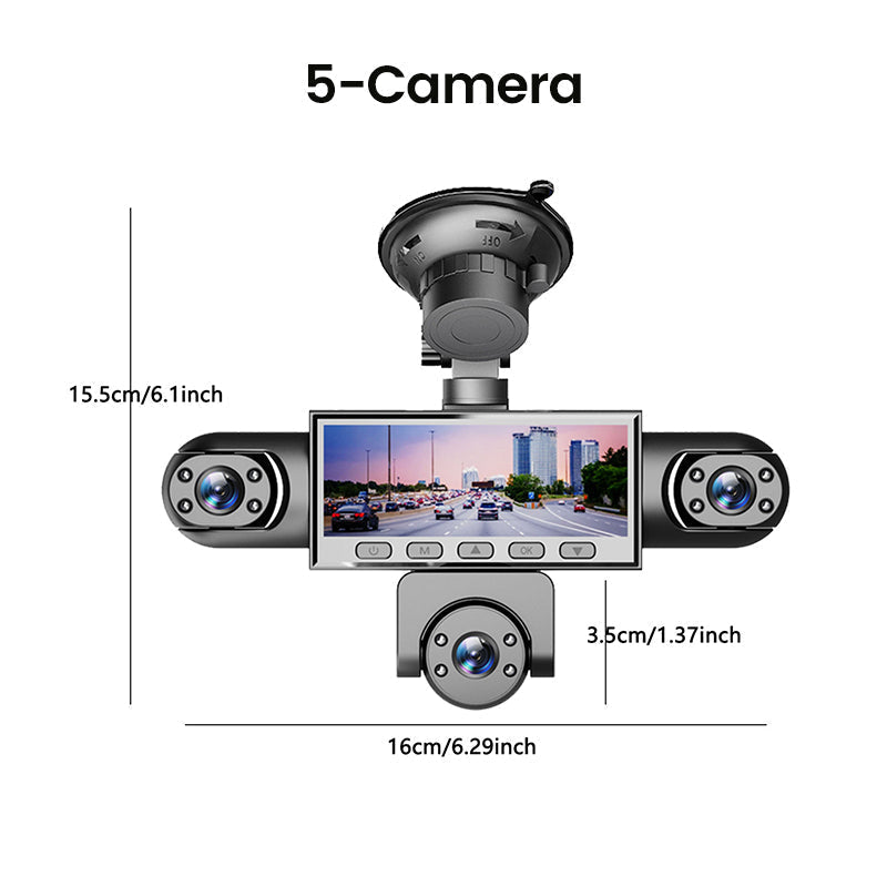 ✨50% Rabatt✨🚗📹 HD 1080P Multi-Lens Dash Cam with Night Vision – 50% RABATT! Mehrere Linsen, klare Sicht bei Tag & Nacht. 🔥✨