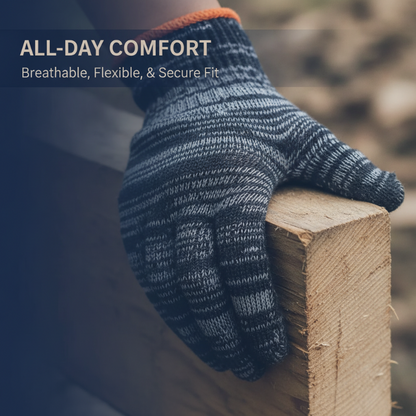 Strickhandschuhe der Stärke 10 – strapazierfähige Schutzhandschuhe für die Arbeit
