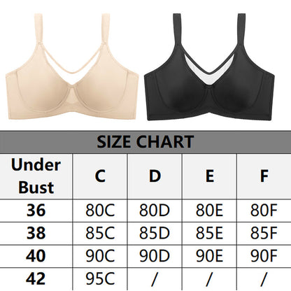 🌺Sommer-Aktion: 50 % Rabatt!💐Damen eleganter leichter Vollschalen-BH in großen Größen