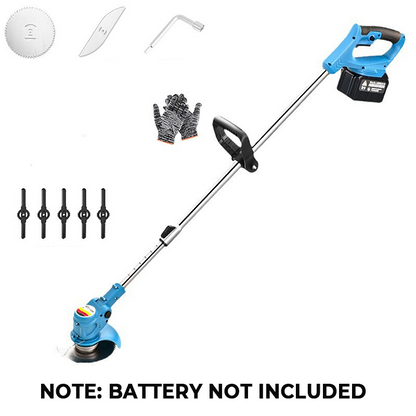 🌿✂️ Blitzangebot: 50 % Rabatt! Akku-Rasentrimmer-Set – 3 austauschbare Klingen, Kupfermotor, Teleskopstiel, 2 Farben, ideal für Rasen und Garten 🔧