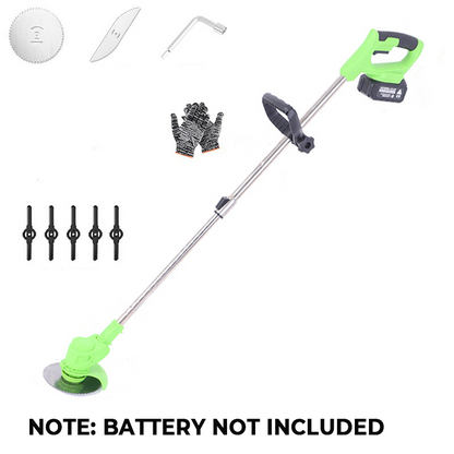 🌿✂️ Blitzangebot: 50 % Rabatt! Akku-Rasentrimmer-Set – 3 austauschbare Klingen, Kupfermotor, Teleskopstiel, 2 Farben, ideal für Rasen und Garten 🔧
