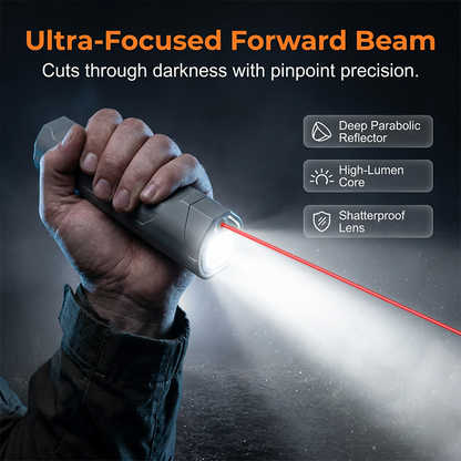 🥳2026 HEISSER VERKAUF🥳💞Über 50.000 Stück verkauft!🏠⚡ 50 % Rabatt! Infrarot-Laser-Taschenlampe mit COB-Magnetfuß