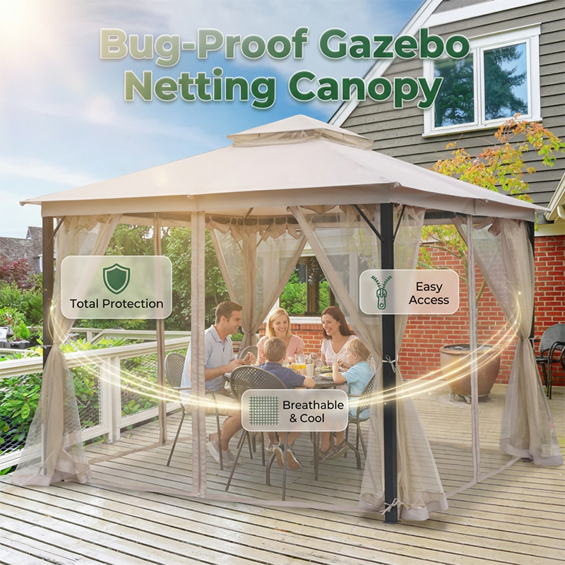 🥳HEISSER SALE 2026🥳💞50.000+ VERKAUFT!👵❤️   Universelles Moskitonetz für Gartenpavillons