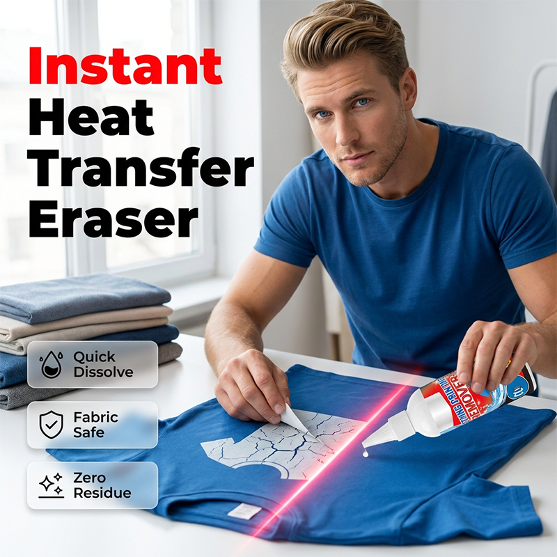 🥳HEISSER SALE 2026🥳💞50.000+ VERKAUFT!👵❤️ 50 % RABATT!  Textildruckentferner, Hitzetransfer-Logo- und Klebstoffreiniger