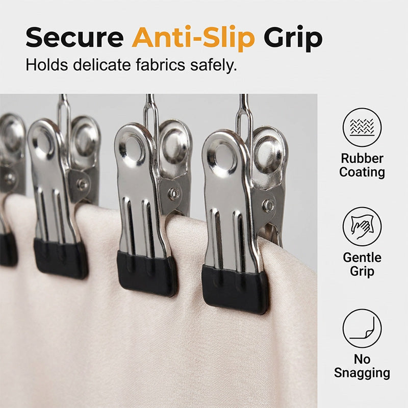 ✨🔥Multi-Clip Holzbügel zur Schrankorganisation