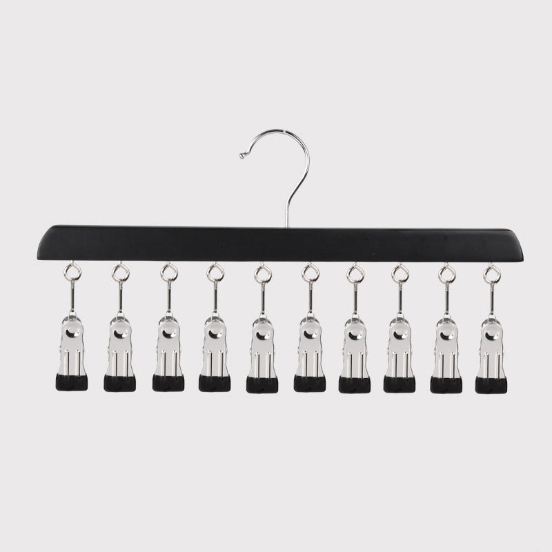 ✨🔥Multi-Clip Holzbügel zur Schrankorganisation